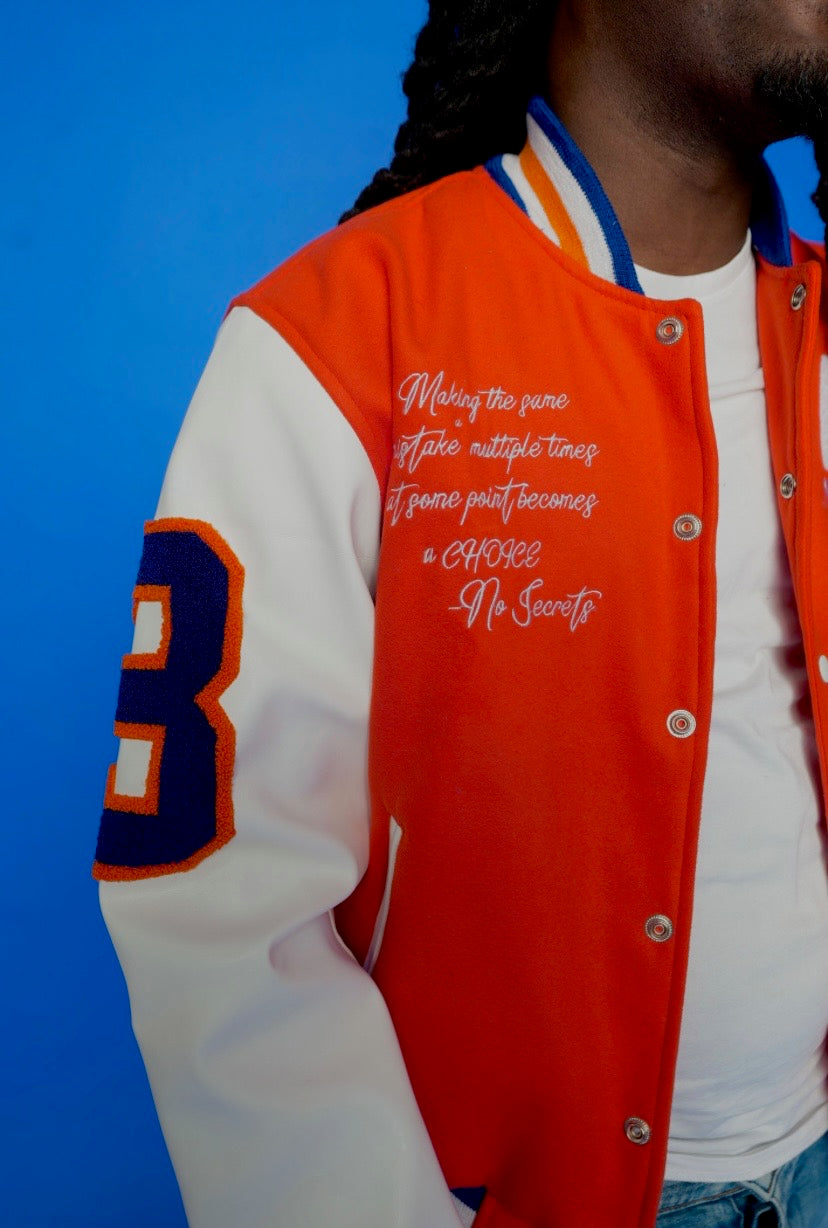 Orange Varsity Jackets